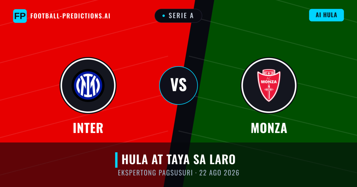Inter vs Monza — hula at preview ng laban