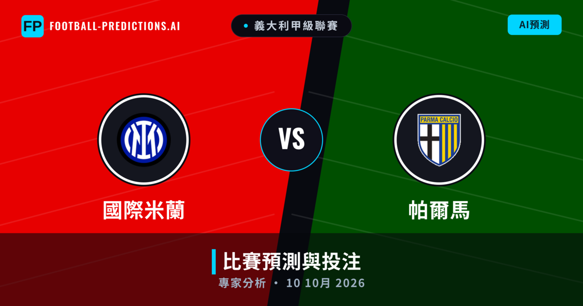 國際米蘭 vs 帕爾馬 — 比赛预测和前瞻