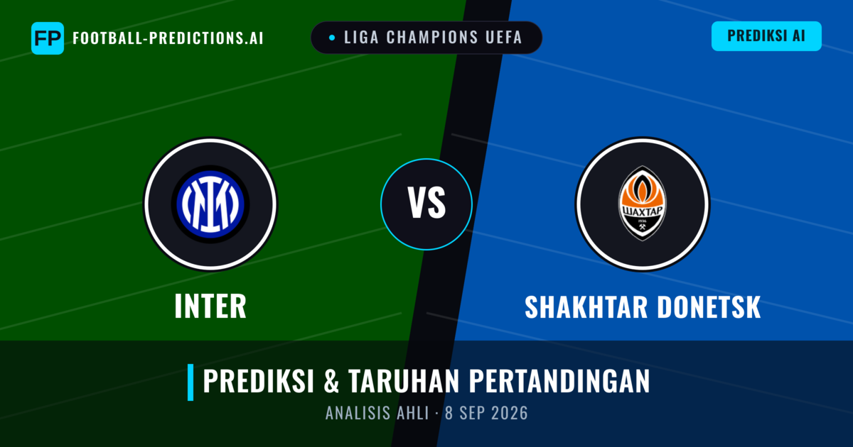 Inter vs Shakhtar Donetsk — prediksi dan pratinjau pertandingan