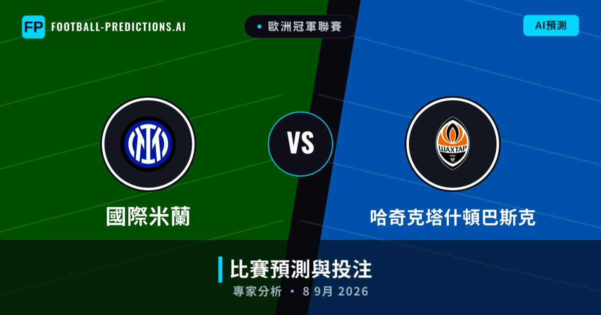 國際米蘭 vs 哈奇克塔什頓巴斯克 — 比赛预测和前瞻