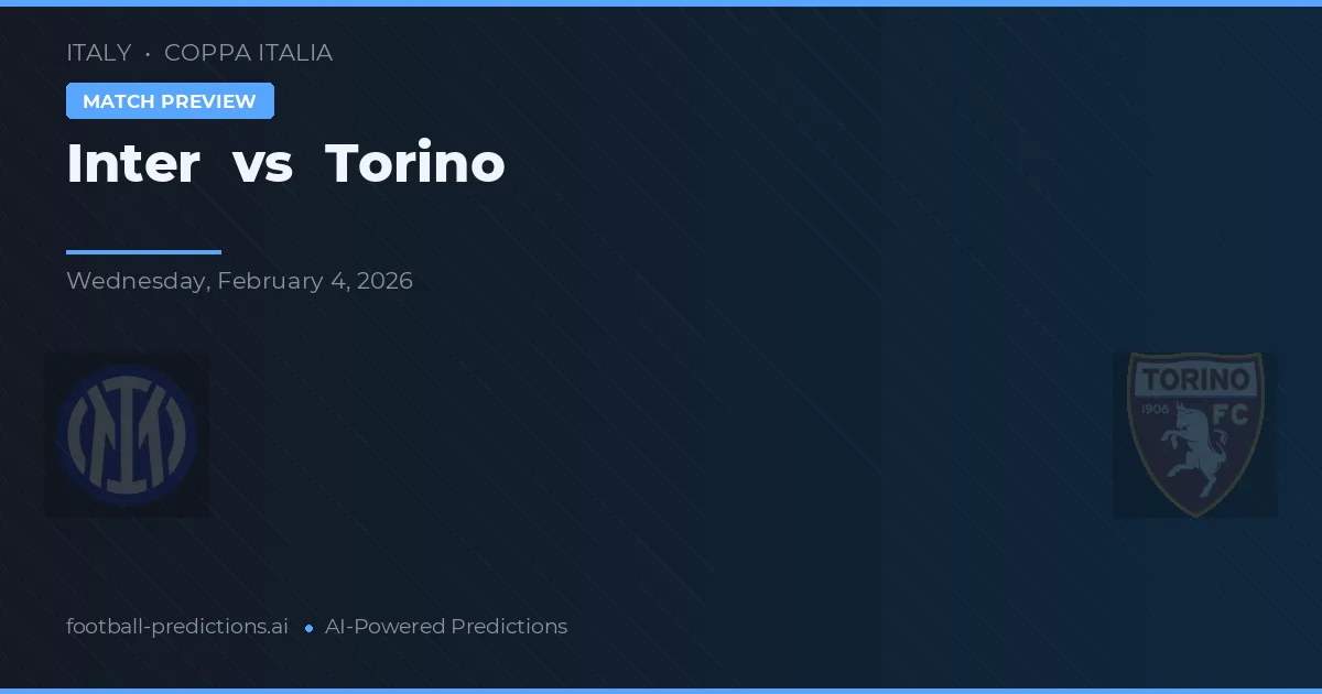 Inter vs Torino — hula at preview ng laban