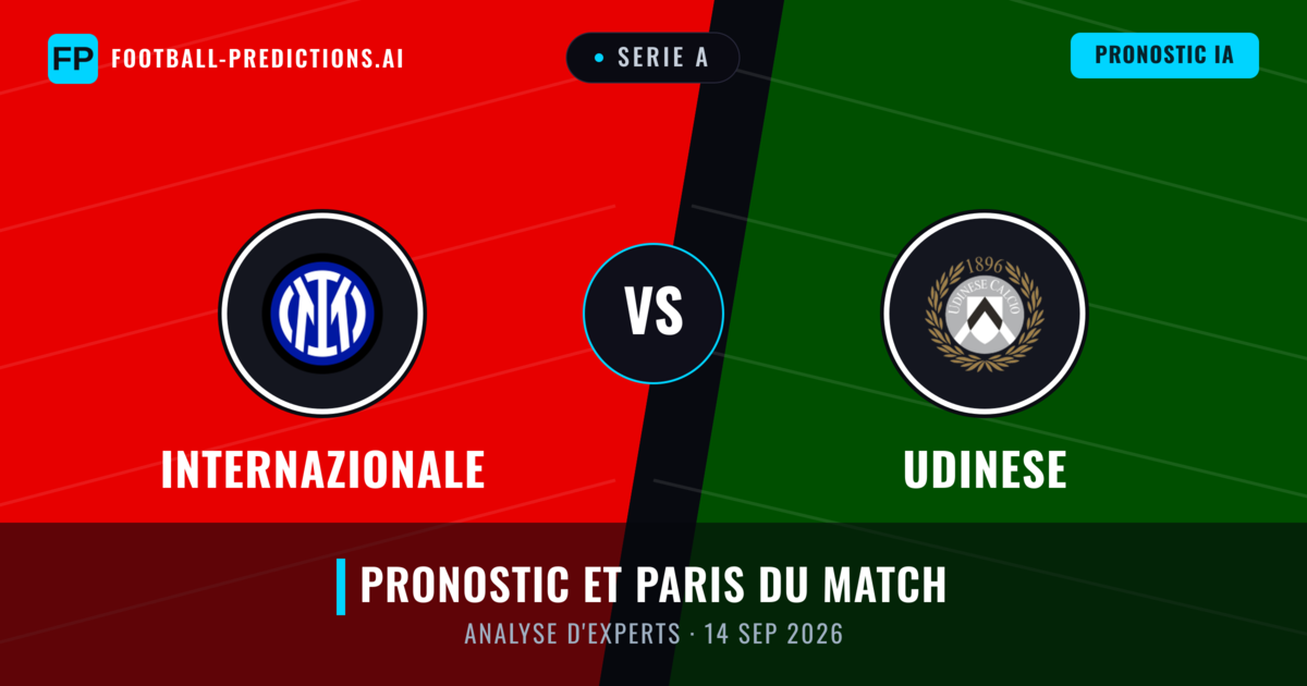 Internazionale vs Udinese — pronostic et avant-match