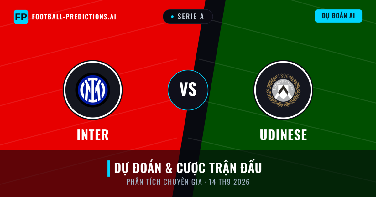 Inter vs Udinese — dự đoán và xem trước trận đấu