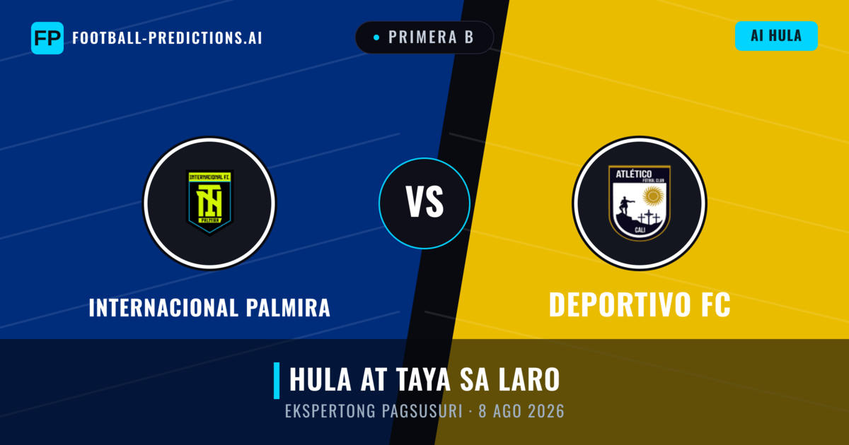 Internacional Palmira vs Deportivo FC — hula at preview ng laban