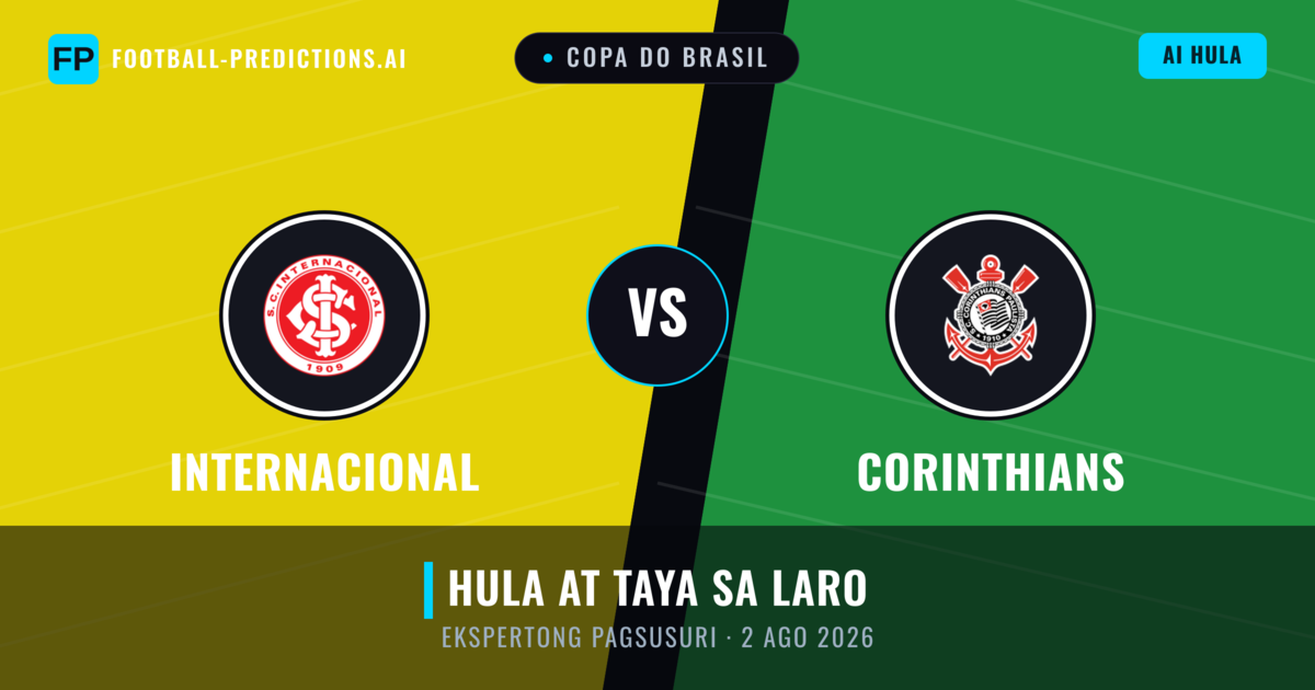 Internacional vs Corinthians — hula at preview ng laban