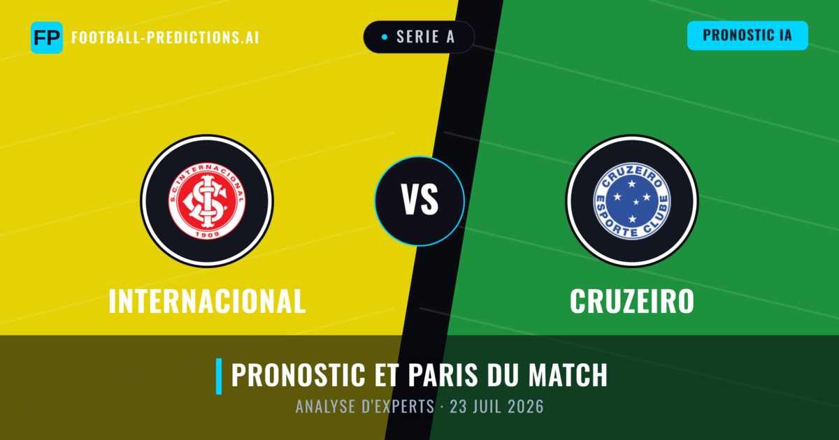 Internacional vs Cruzeiro — pronostic et avant-match