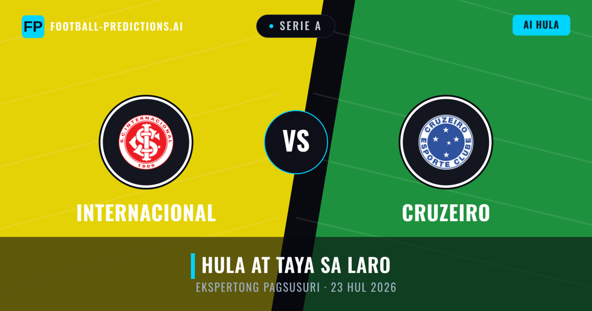 Internacional vs Cruzeiro — hula at preview ng laban