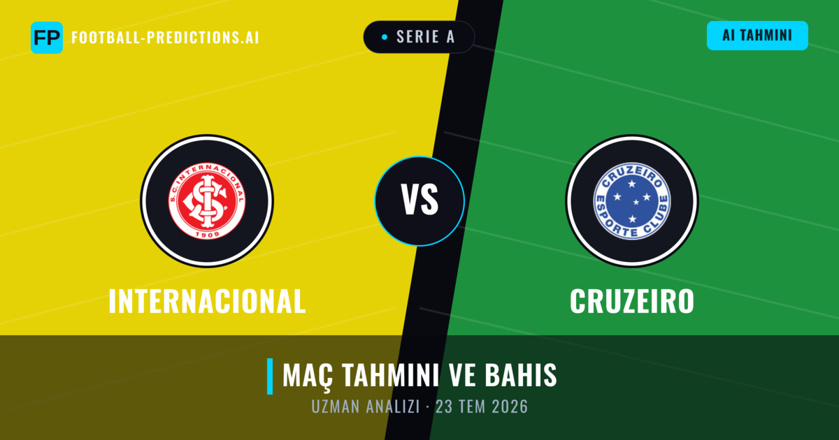 Internacional - Cruzeiro — maç tahmini ve önizleme
