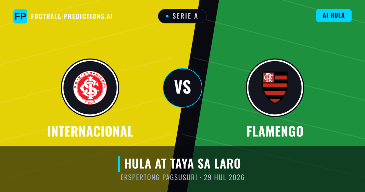 Internacional vs Flamengo — hula at preview ng laban
