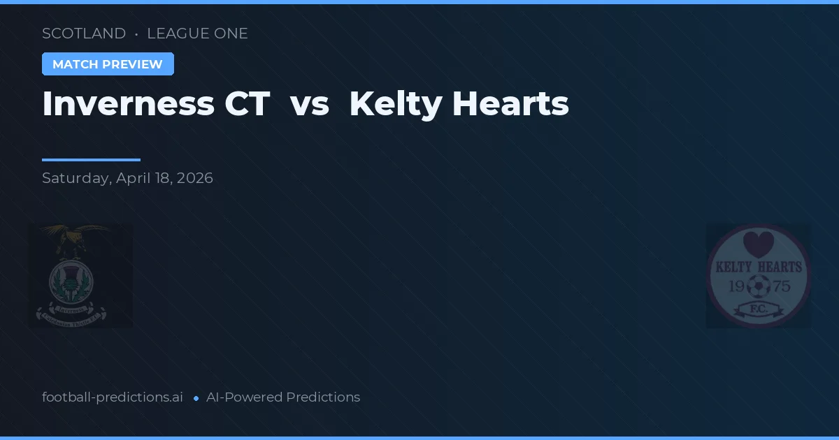 Inverness Caledonian Thistle vs Kelty Hearts — prediksi dan pratinjau pertandingan