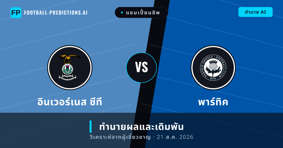 อินเวอร์เนส ซีที พบ พาร์ทิค — ทำนายผลและพรีวิวการแข่งขัน