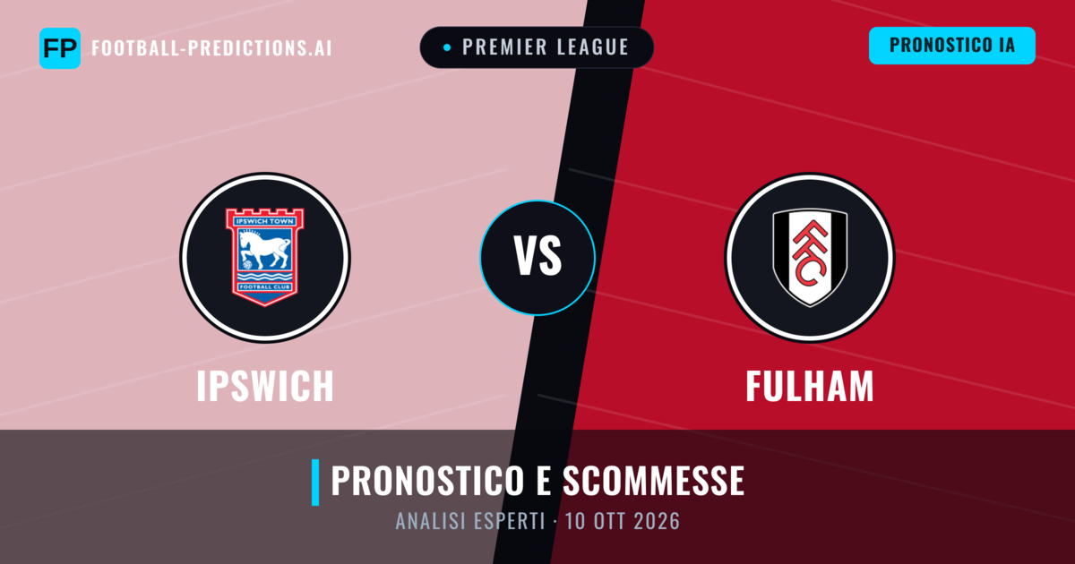 Ipswich vs Fulham — pronostico e anteprima del match
