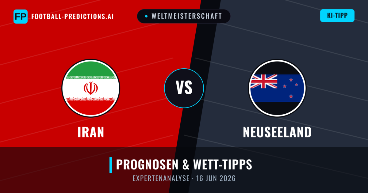 Iran vs Neuseeland — Prognose und Spielvorschau