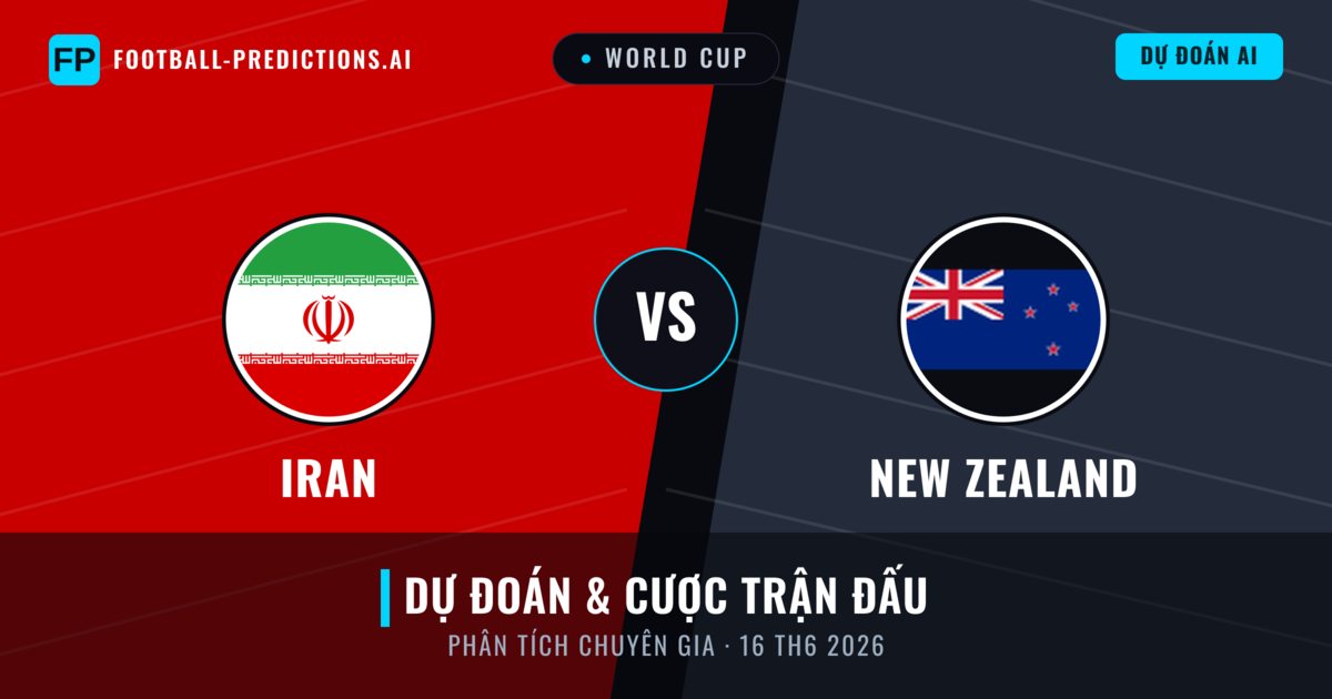 Iran vs New Zealand — dự đoán và xem trước trận đấu