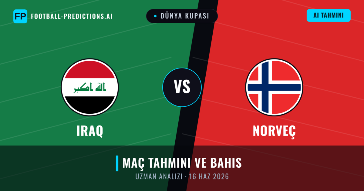 Iraq - Norveç — maç tahmini ve önizleme
