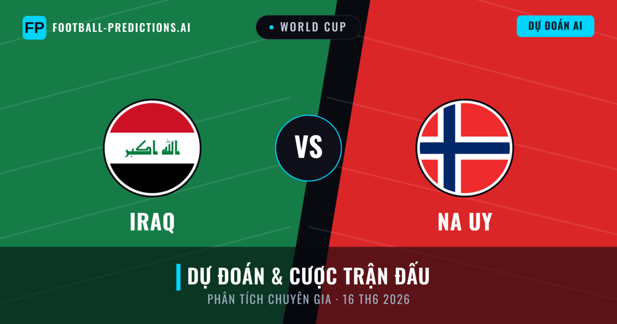Iraq vs Na Uy — dự đoán và xem trước trận đấu