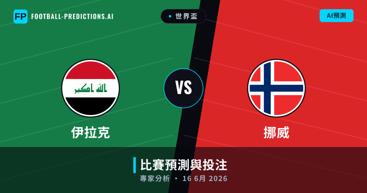 伊拉克 vs 挪威 — 比赛预测和前瞻