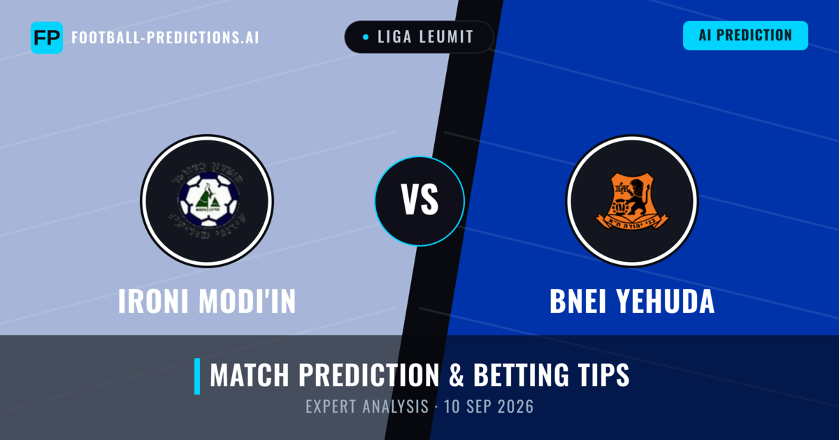 Ironi Modi'in vs Bnei Yehuda — match prediction & preview