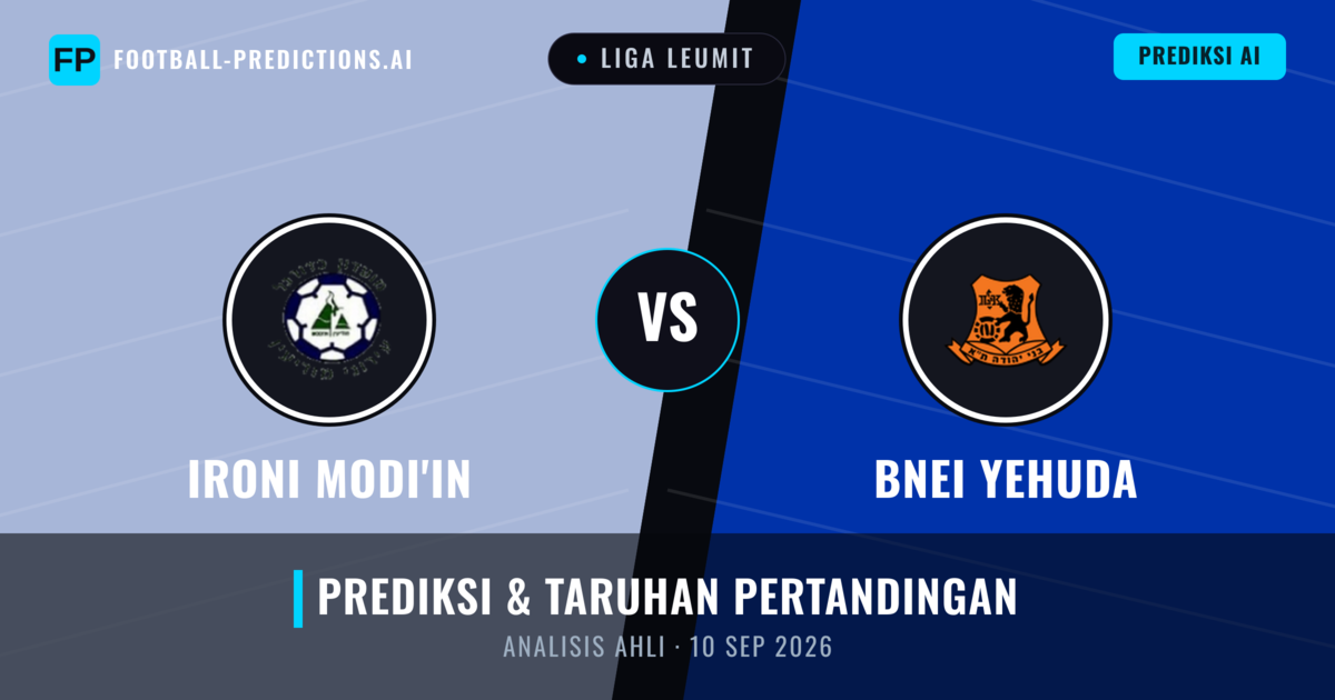 Ironi Modi'in vs Bnei Yehuda — prediksi dan pratinjau pertandingan