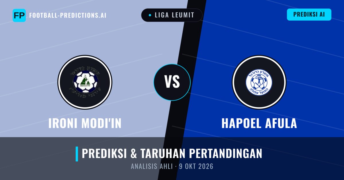 Ironi Modi'in vs Hapoel Afula — prediksi dan pratinjau pertandingan
