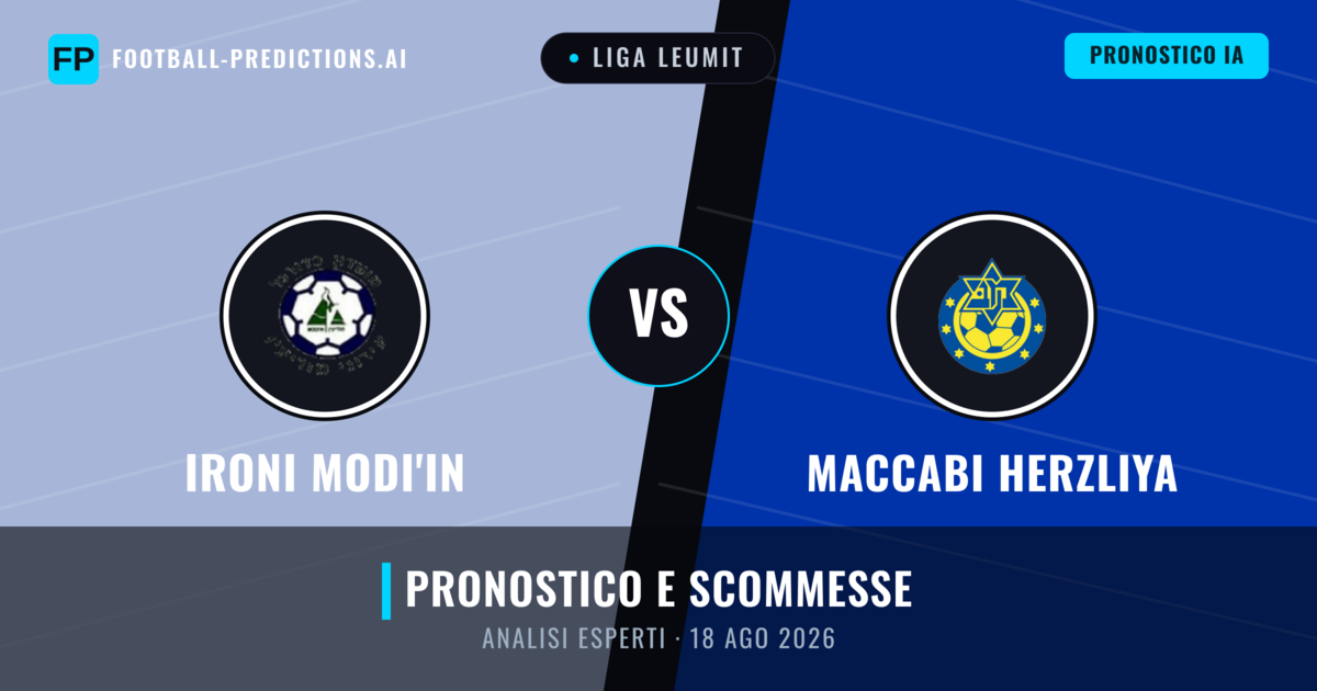 Ironi Modi'in vs Maccabi Herzliya — pronostico e anteprima del match