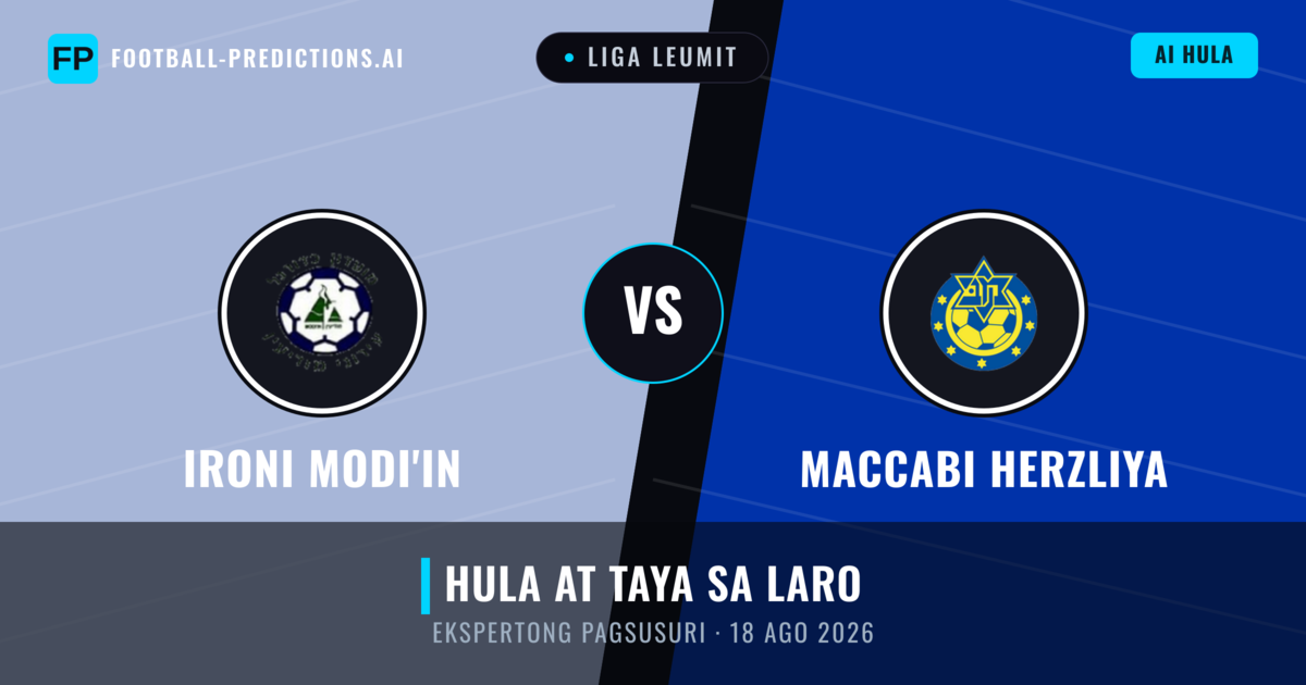 Ironi Modi'in vs Maccabi Herzliya — hula at preview ng laban