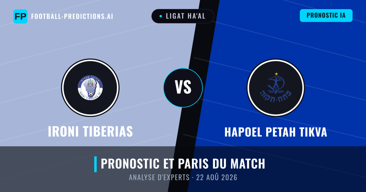 Ironi Tiberias vs Hapoel Petah Tikva — pronostic et avant-match
