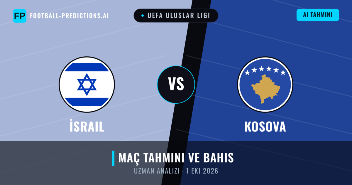 İsrail - Kosova — maç tahmini ve önizleme
