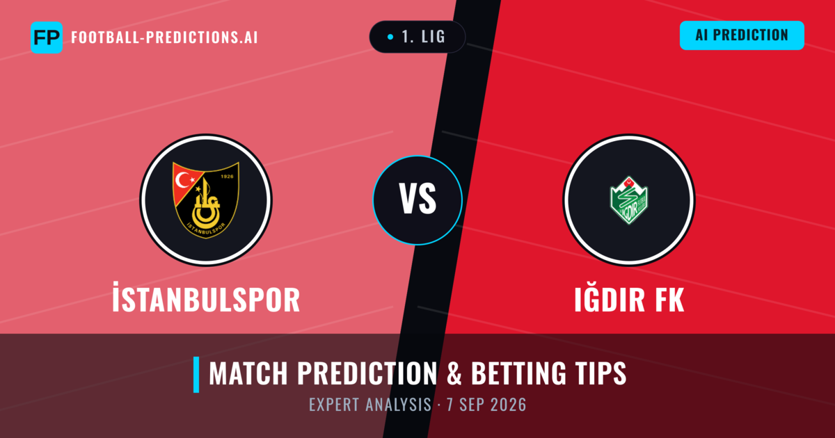 İstanbulspor vs Iğdır FK — match prediction & preview