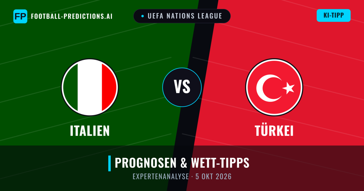Italien vs Türkei — Prognose und Spielvorschau