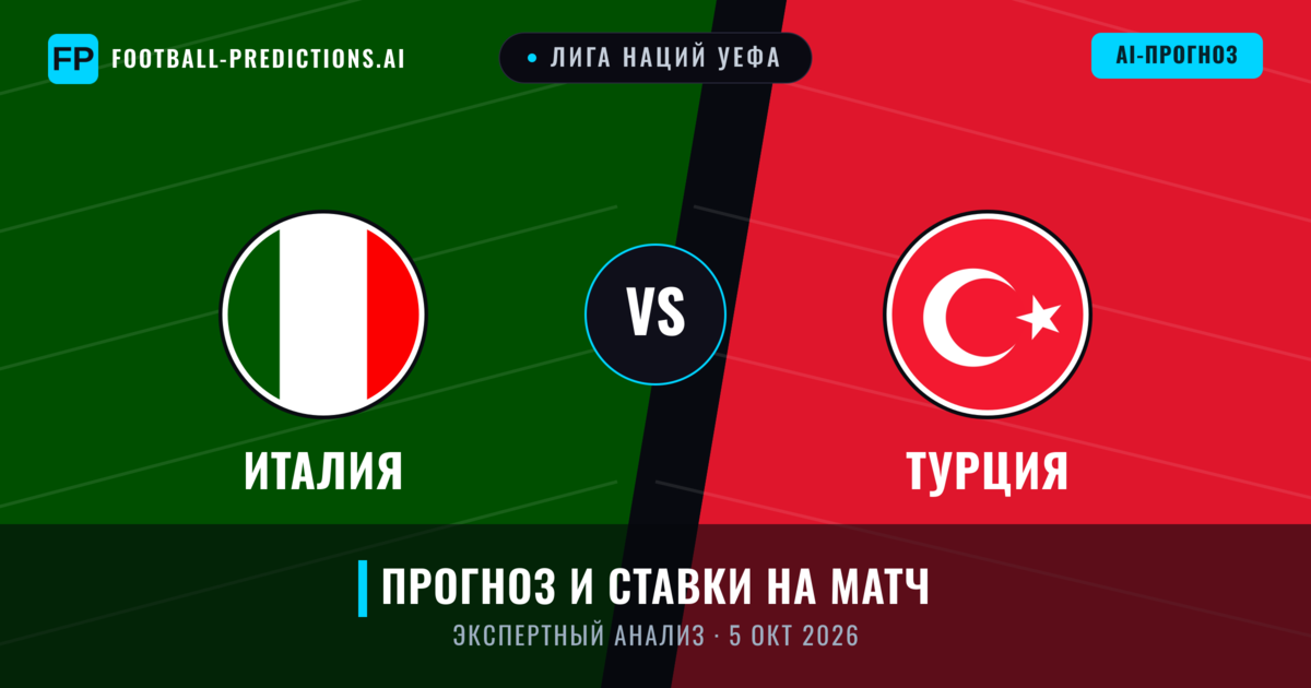Италия – Турция — прогноз и превью матча
