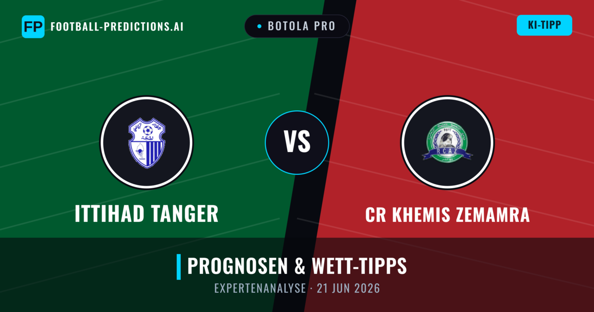 Ittihad Tanger vs CR Khemis Zemamra — Prognose und Spielvorschau