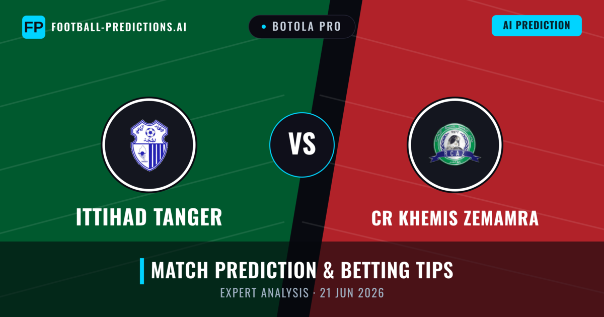 Ittihad Tanger vs CR Khemis Zemamra — match prediction & preview