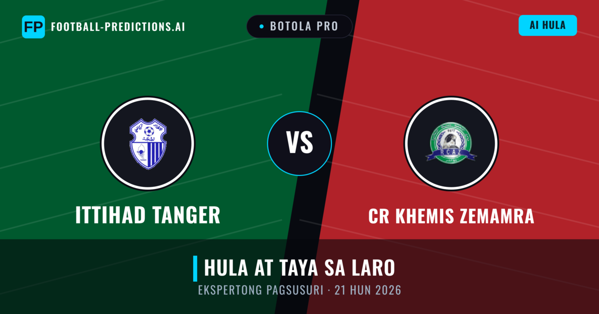 Ittihad Tanger vs CR Khemis Zemamra — hula at preview ng laban