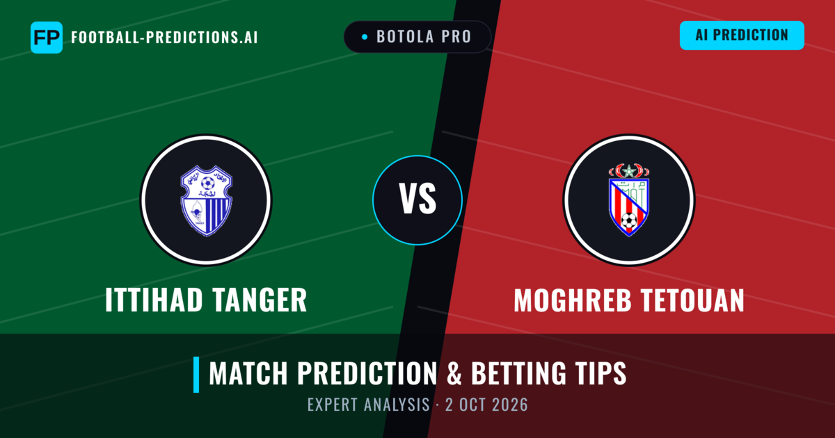 Ittihad Tanger vs Moghreb Tetouan — match prediction & preview
