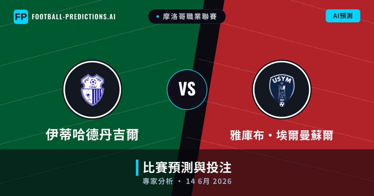 伊蒂哈德丹吉爾 vs 雅庫布·埃爾曼蘇爾 — 比赛预测和前瞻