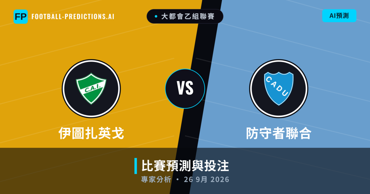 伊圖扎英戈 vs 防守者聯合 — 比赛预测和前瞻