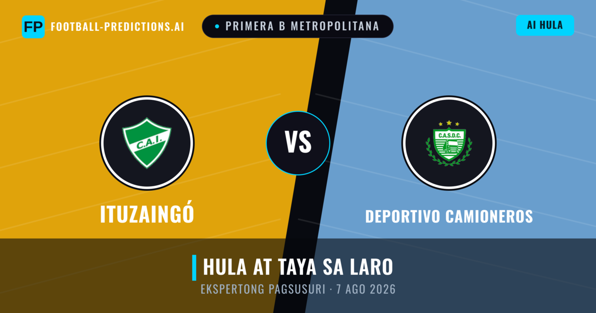 Ituzaingó vs Deportivo Camioneros — hula at preview ng laban