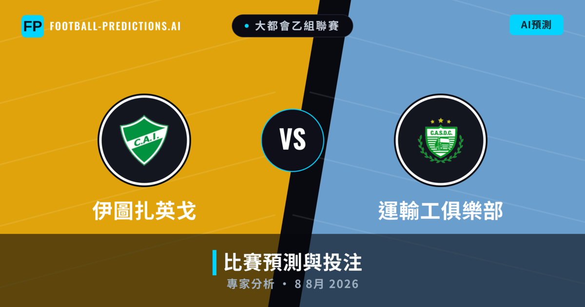 伊圖扎英戈 vs 運輸工俱樂部 — 比赛预测和前瞻