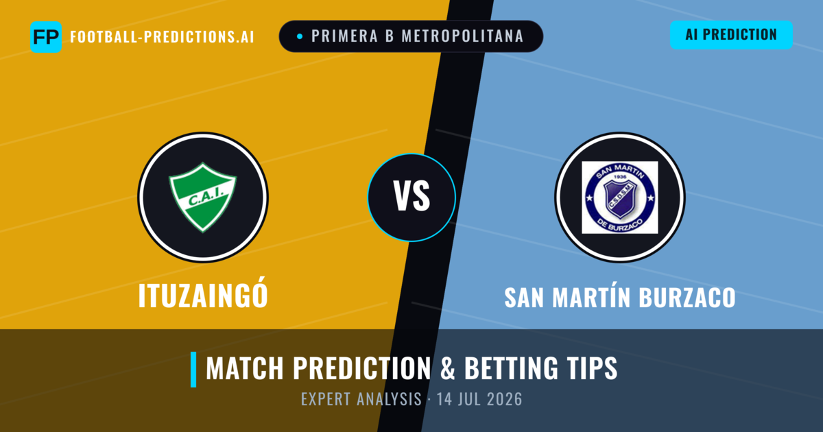 Ituzaingó vs San Martín Burzaco — match prediction & preview