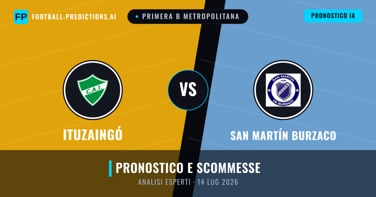 Ituzaingó vs San Martín Burzaco — pronostico e anteprima del match