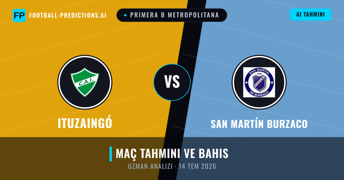 Ituzaingó - San Martín Burzaco — maç tahmini ve önizleme