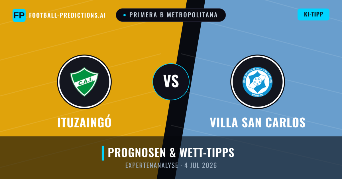 Ituzaingó vs Villa San Carlos — Prognose und Spielvorschau
