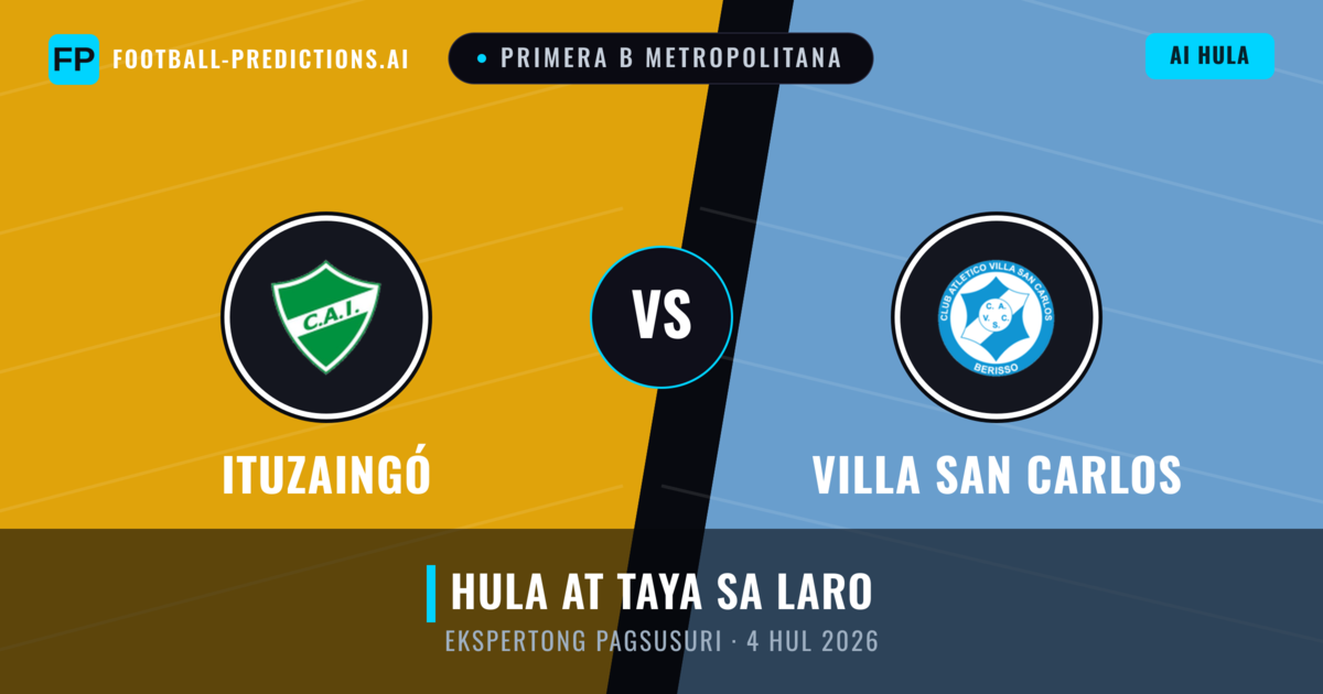 Ituzaingó vs Villa San Carlos — hula at preview ng laban