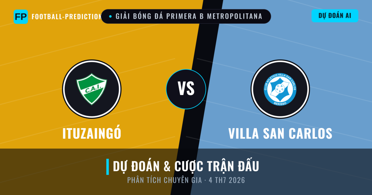 Ituzaingó vs Villa San Carlos — dự đoán và xem trước trận đấu