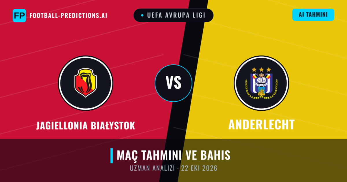 Jagiellonia Białystok - Anderlecht — maç tahmini ve önizleme