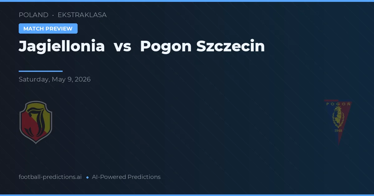 Jagiellonia vs Pogon Szczecin — match prediction & preview