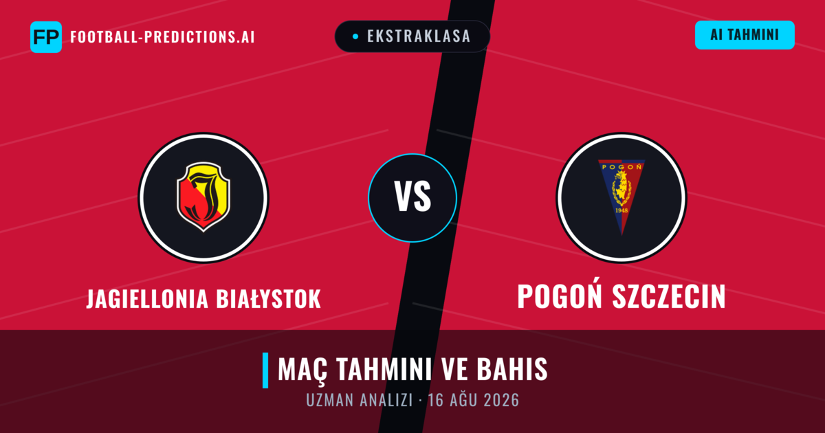 Jagiellonia Białystok - Pogoń Szczecin — maç tahmini ve önizleme