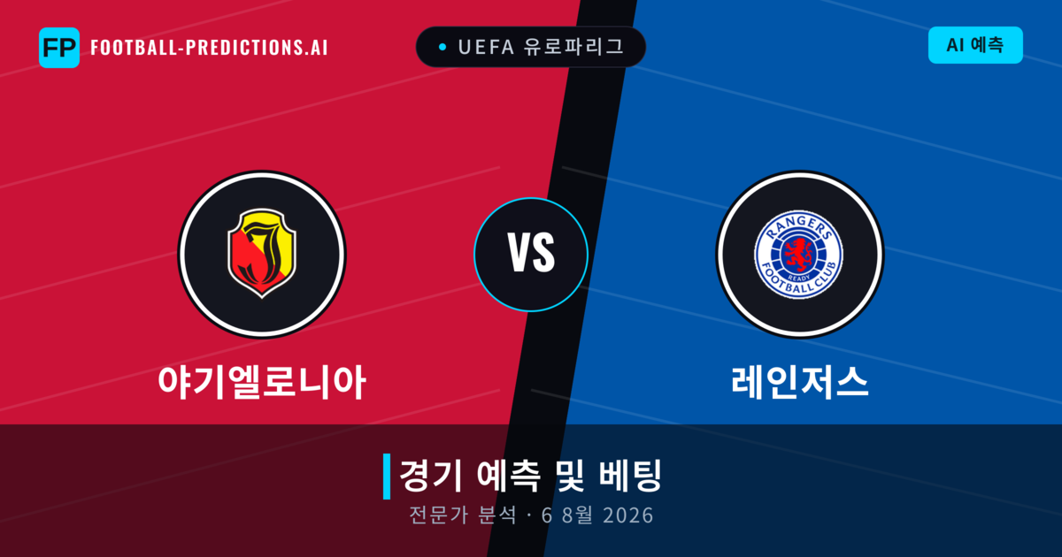 야기엘로니아 대 레인저스 — 경기 예측 및 프리뷰