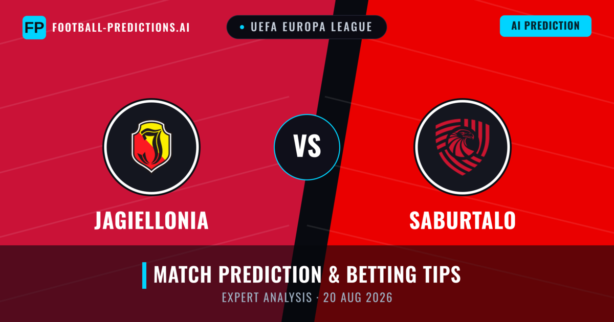 Jagiellonia vs Saburtalo — match prediction & preview